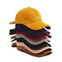 Custom baseball caps design you own corduroy hats